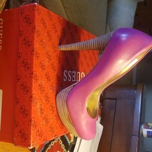 Guess Hot Pink Heels